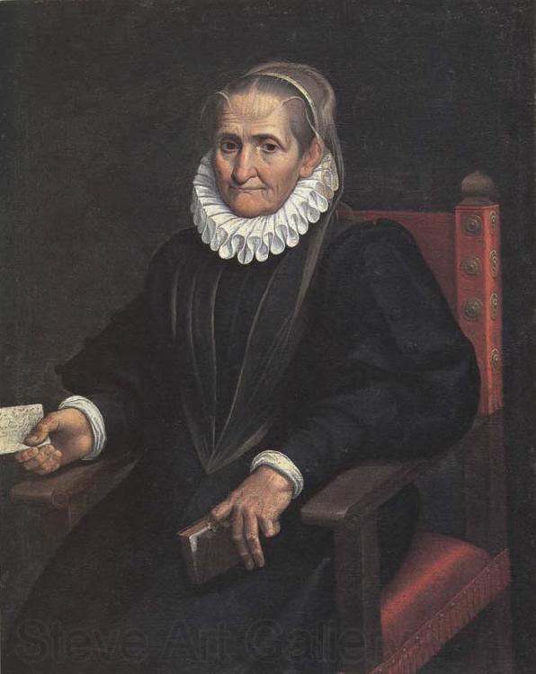 Sofonisba Anguissola Self-Portrait as an Old Woman Norge oil painting art